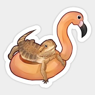 Cute Bearded Dragon Sticker